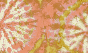 Tie Dye Circle Wallpaper - Peach