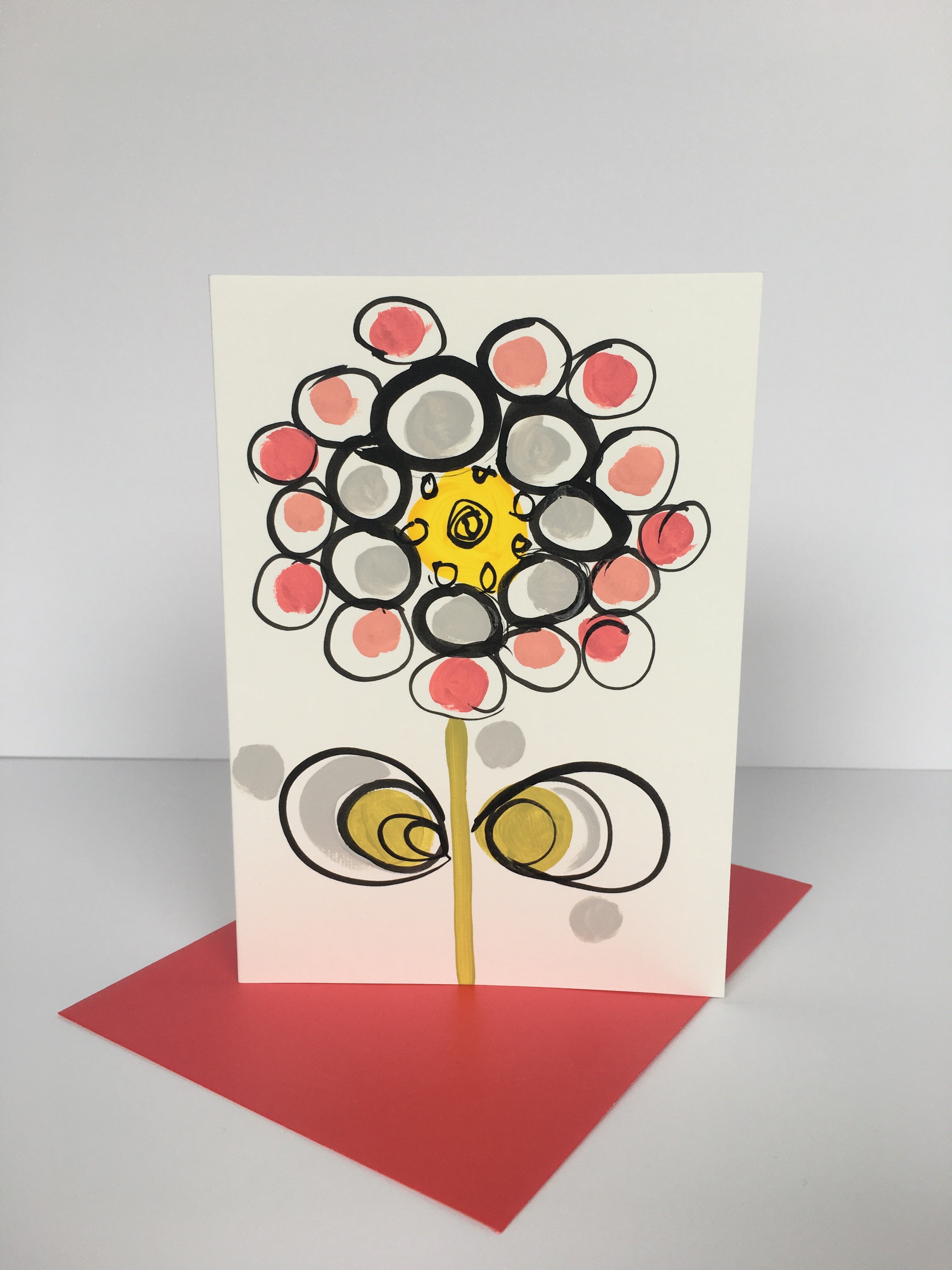 ‘Daisy’ Hand Painted Greetings Card