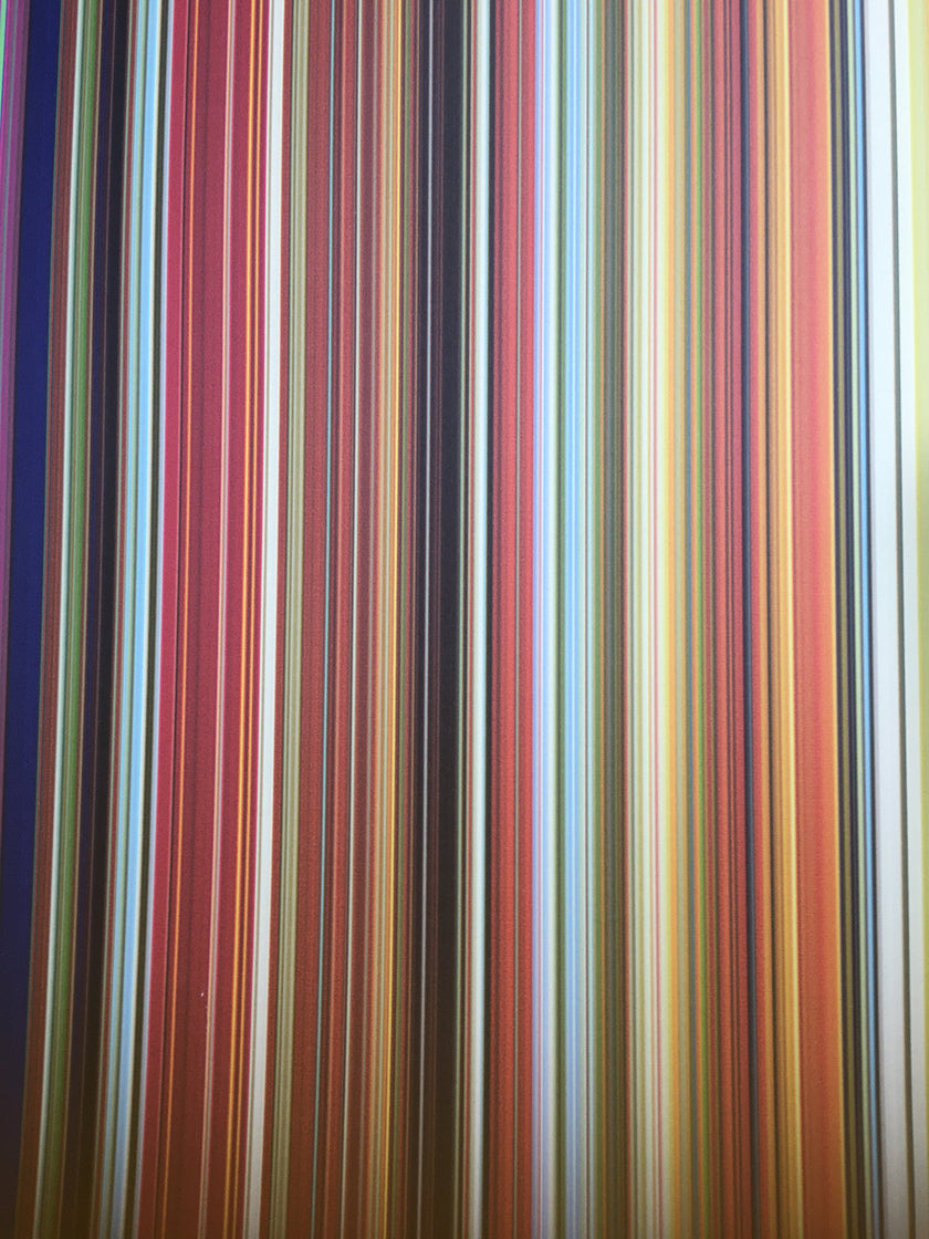 Fine Stripe Wallpaper - Multicoloured