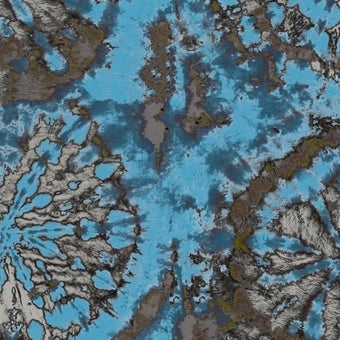 Tie Dye Circle Wallpaper - Teal