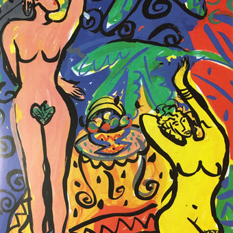 ‘Lounging ‘ Greetings Card