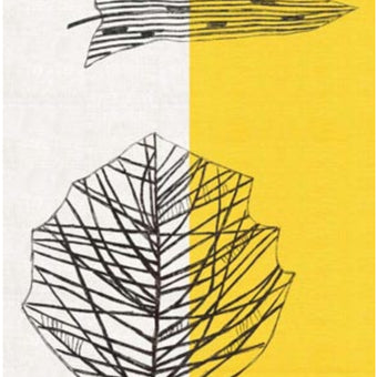 Black Leaf Tea Towel