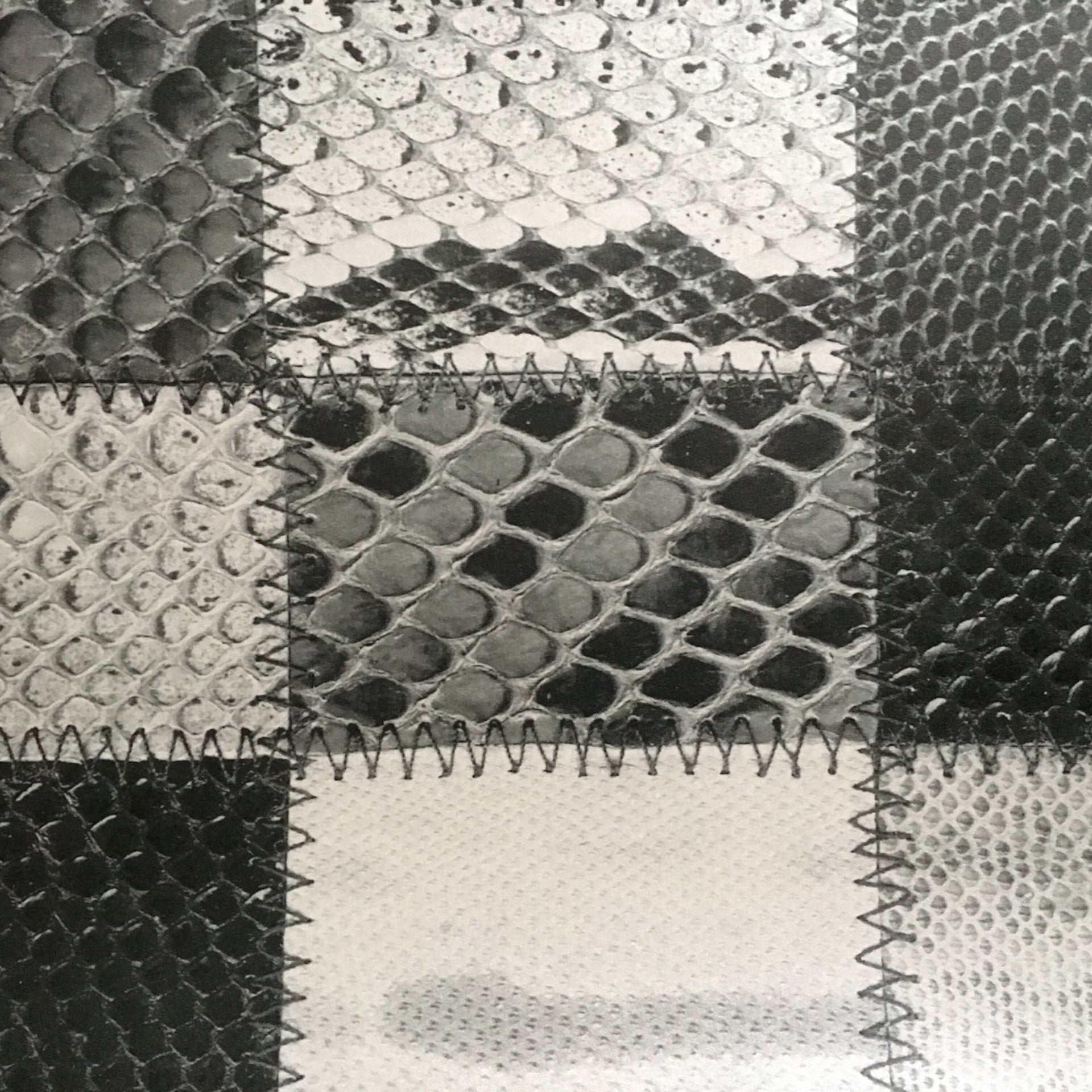 Vintage Snakeskin Patchwork Wallpaper