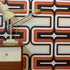 70s Geometric wallpaper Orange + brown ( new file ) Beth
