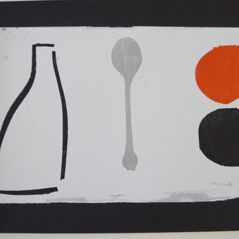 Orange + Spoon Print With Hanger