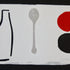 Orange + Spoon Print With Hanger