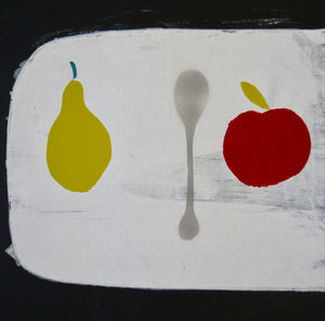 Apple + Pear + Spoon  print