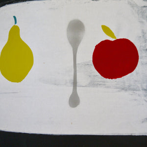 Apple + Pear + Spoon  print