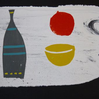 Grey Bottle Print