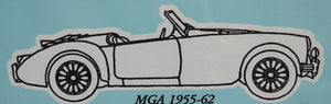 Classic Car screen  prints MG's
