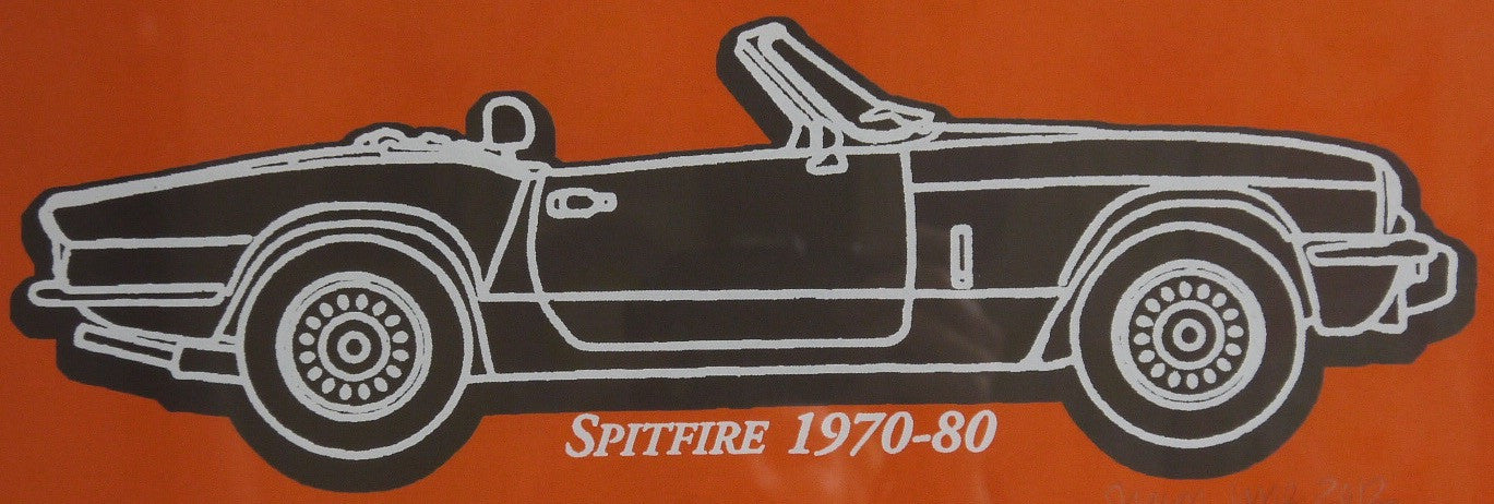 Classic Car screen  prints MG's