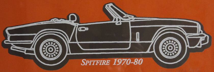 Classic Car screen  prints MG's
