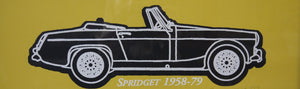 Classic Car screen  prints MG's